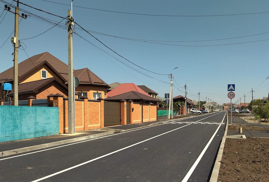 Республика Адыгея: в Яблоновском отремонтирована улица Совхозная